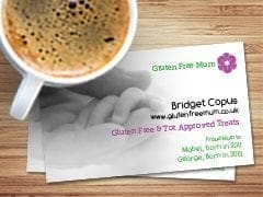 coffee and card