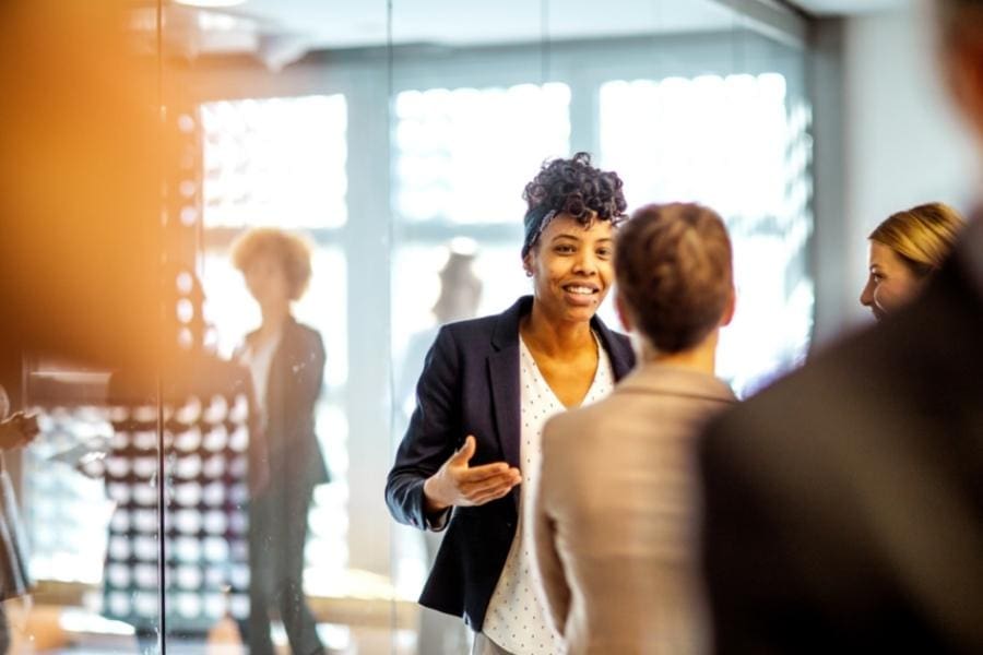 Women at Business Event
